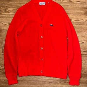 VTG HAYMAKER LACOSTE Red Sweater